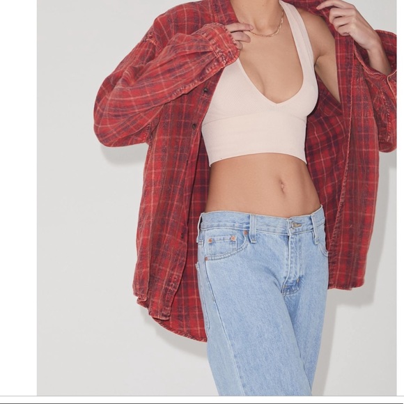 Urban Outfitters Tops - Urban deep v crop top